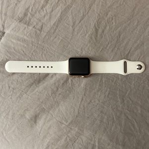 Rose gold series 3 38mm Apple Watch